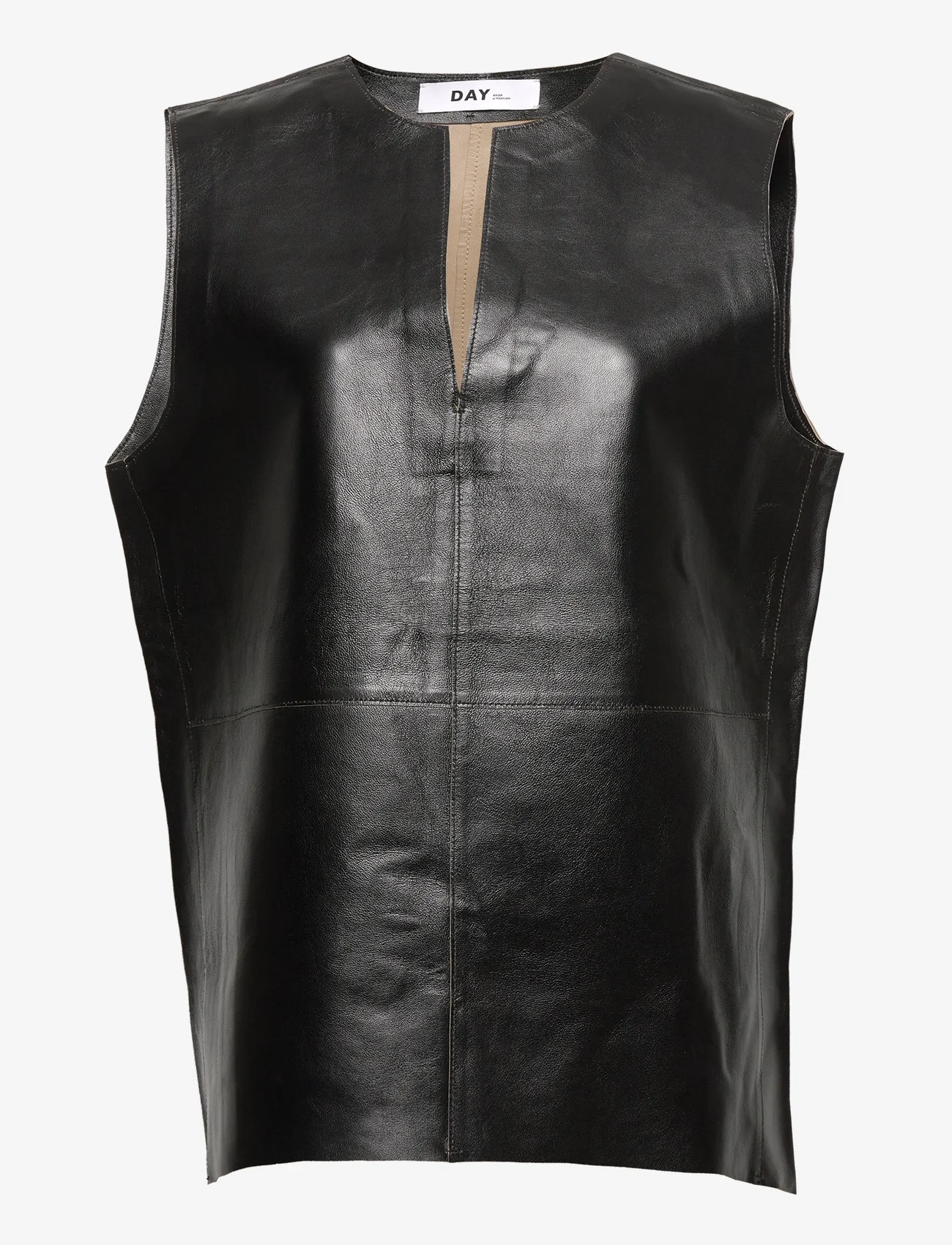 Day Birger et Mikkelsen - Bree - Leather Deluxe - sleeveless blouses - black - 0