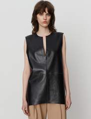 Day Birger et Mikkelsen - Bree - Leather Deluxe - sleeveless blouses - black - 2