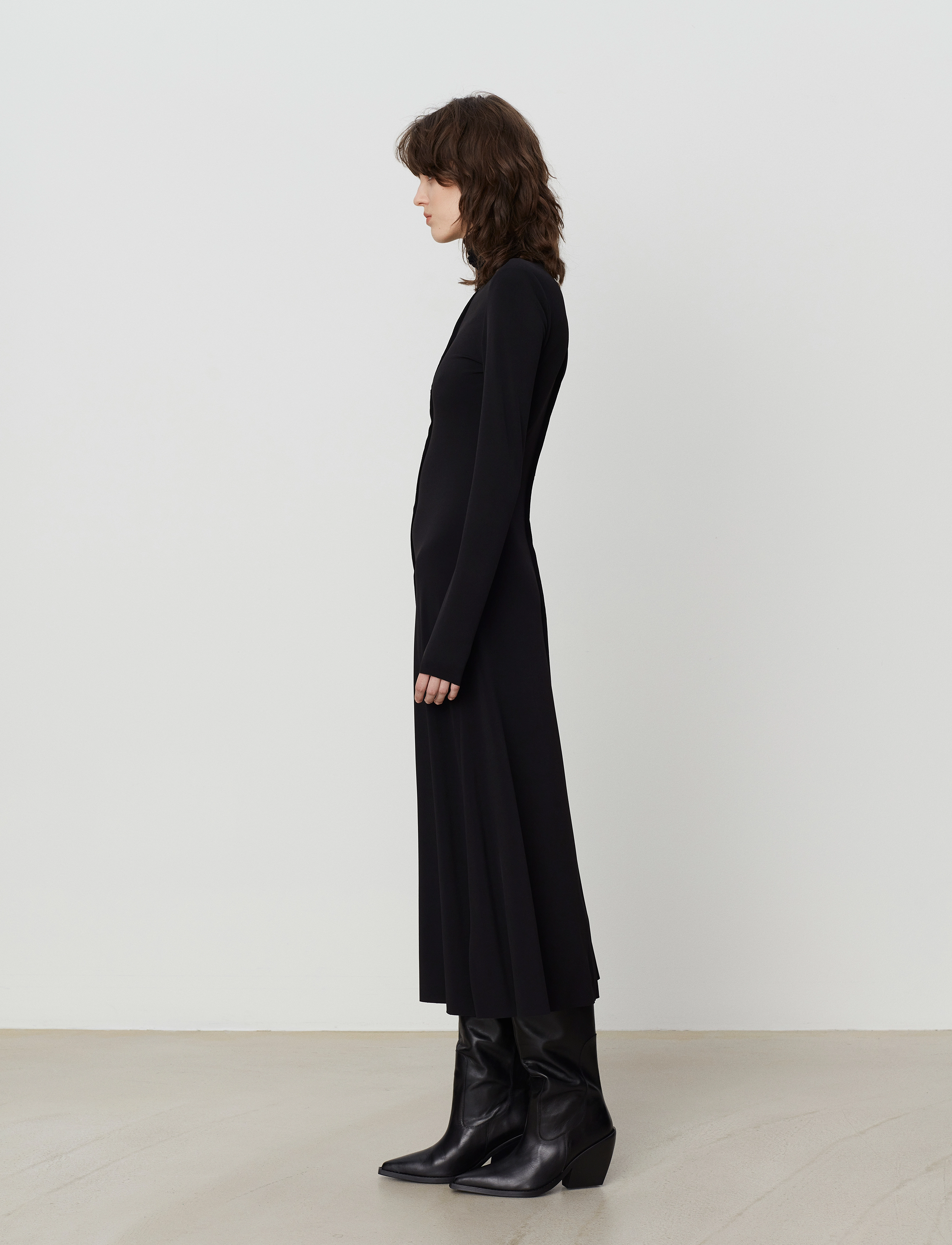 Day Birger et Mikkelsen - Julie - Delicate Stretch - midi kjoler - black - 3
