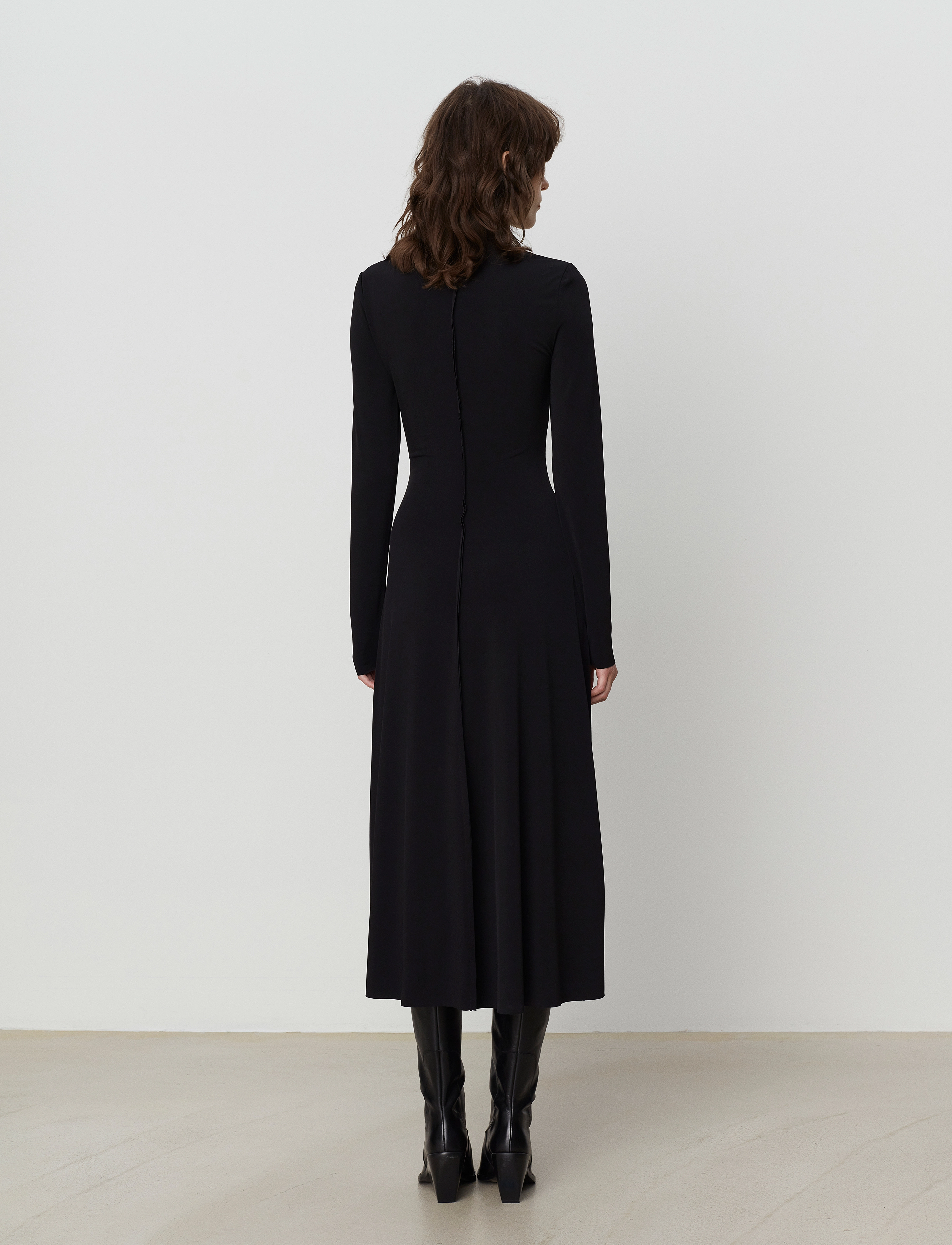 Day Birger et Mikkelsen - Julie - Delicate Stretch - midi kjoler - black - 4