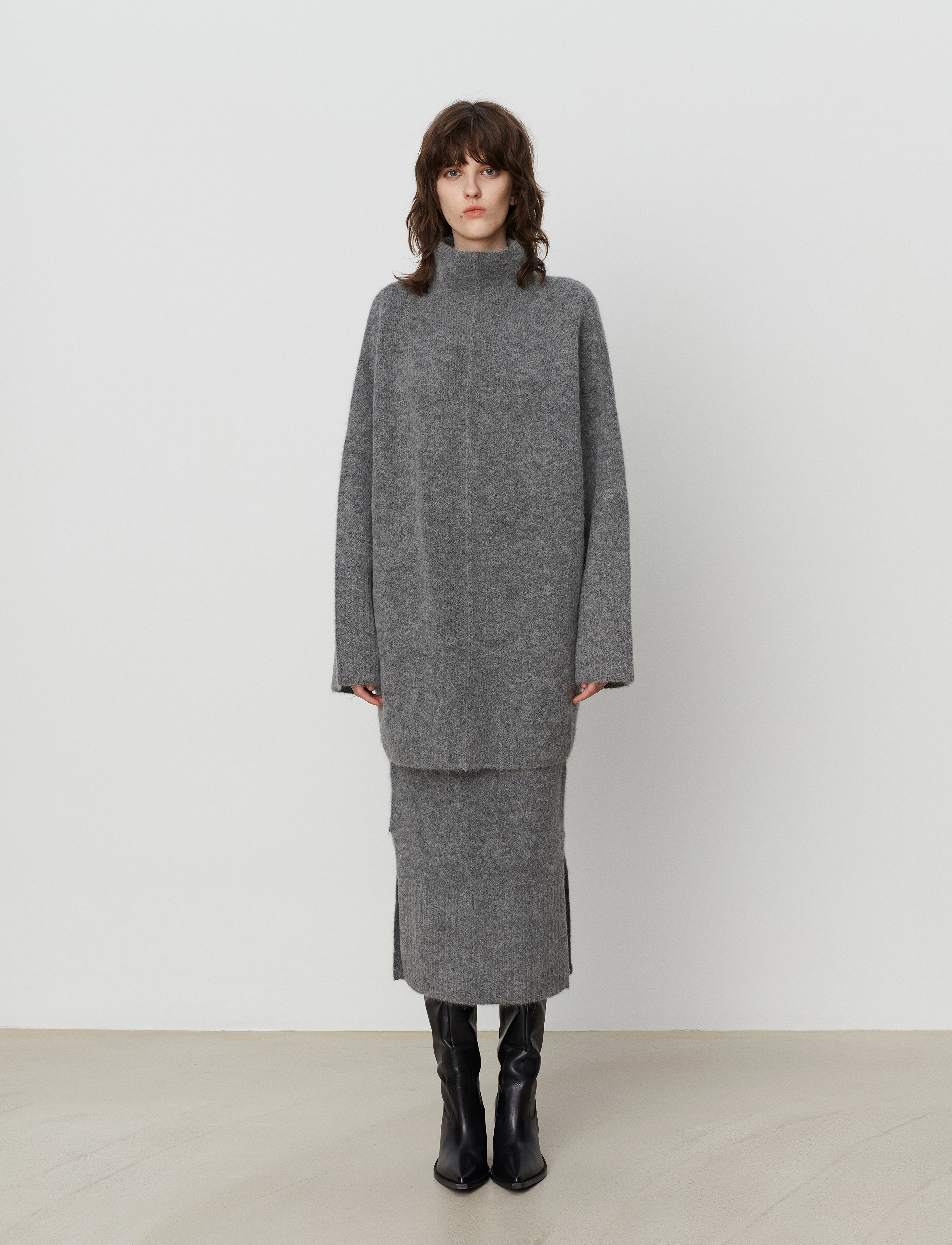 Day Birger et Mikkelsen - Pierre - Winter Wool - dark grey melange - 2
