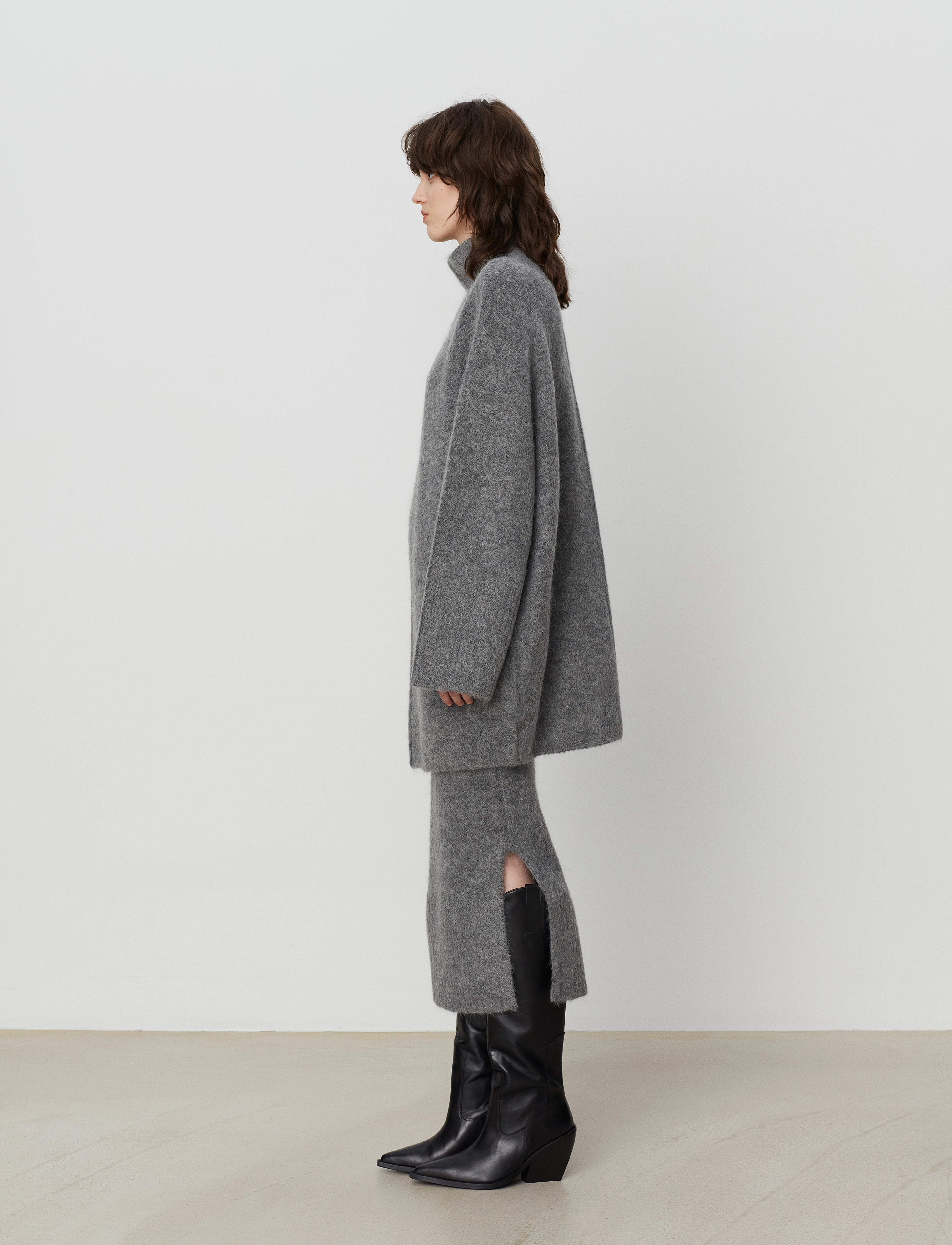 Day Birger et Mikkelsen - Pierre - Winter Wool - dark grey melange - 3