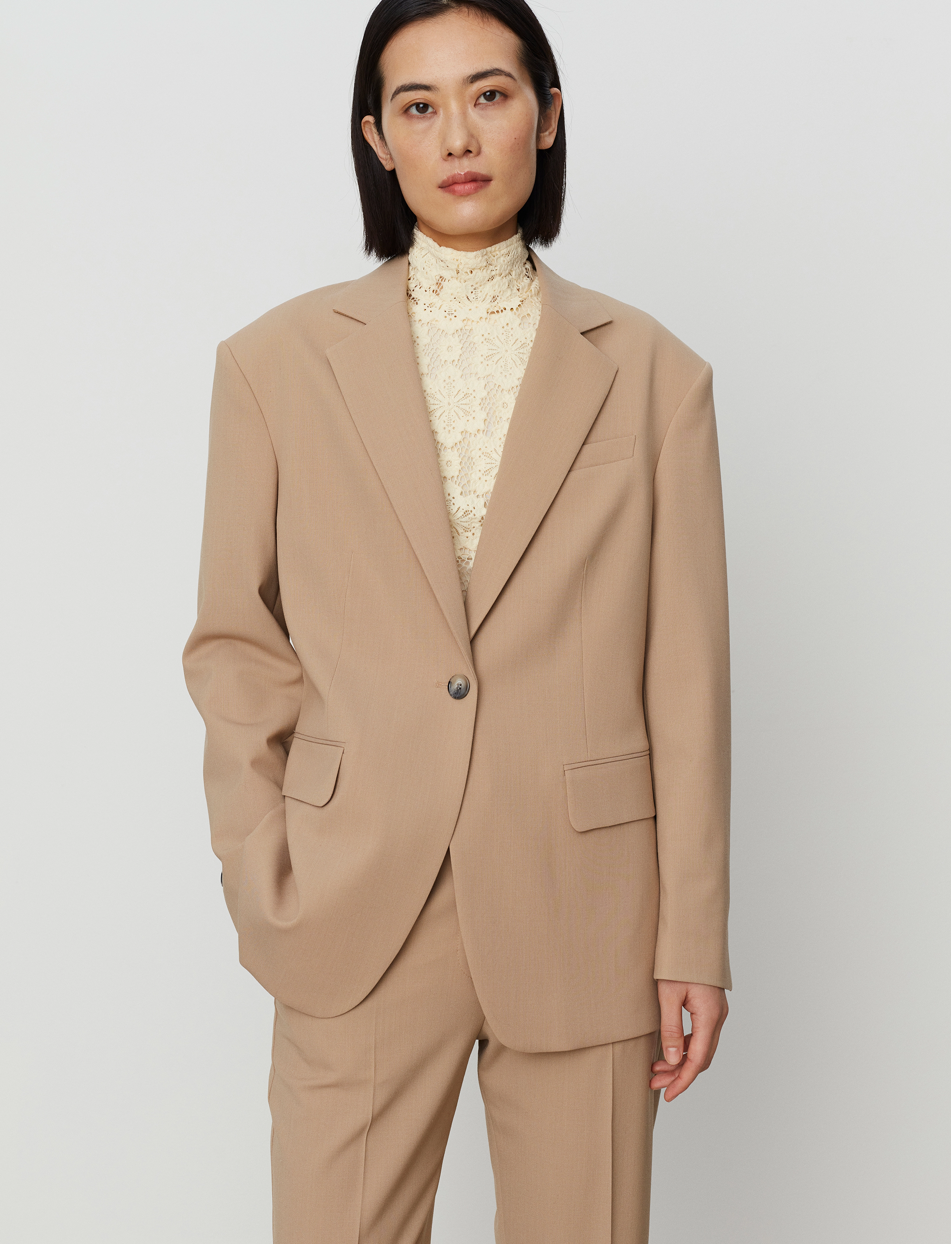 Day Birger et Mikkelsen - Allen - Elegant Wool - pale khaki - 3