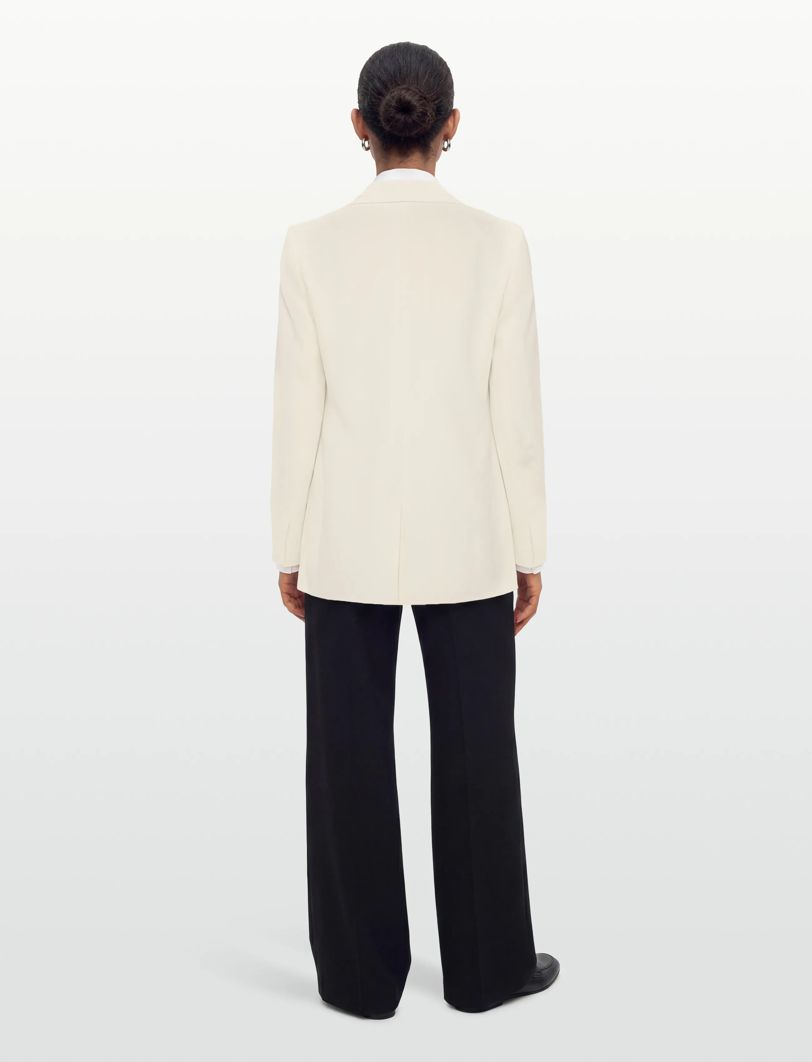 Day Birger et Mikkelsen - Elton - Classic Gabardine - Ühes joones nööpidega bleiserid - ivory shade - 4