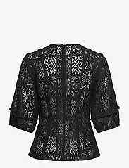 Day Birger et Mikkelsen - Cordelia - Cotton Crochet Lace - blouses korte mouwen - black - 1