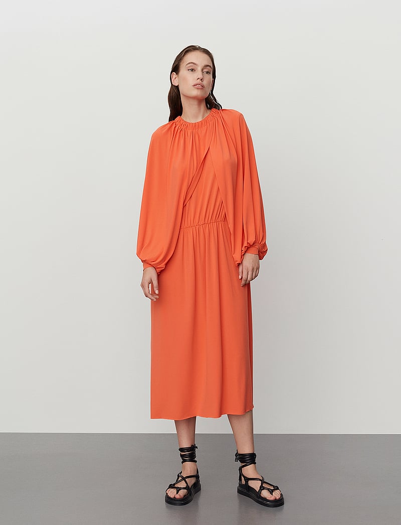 Day Birger et Mikkelsen - Fay - Delicate Stretch - midikleider - persimmon orange - 0