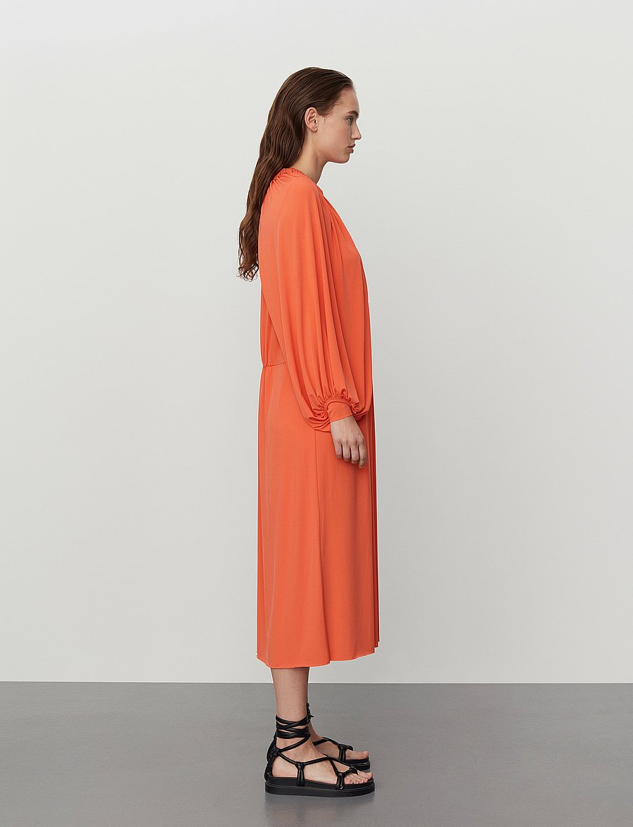 Day Birger et Mikkelsen - Fay - Delicate Stretch - midikleider - persimmon orange - 3