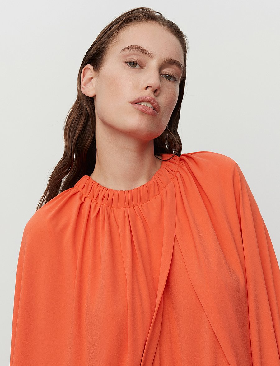 Day Birger et Mikkelsen - Fay - Delicate Stretch - midikleider - persimmon orange - 5