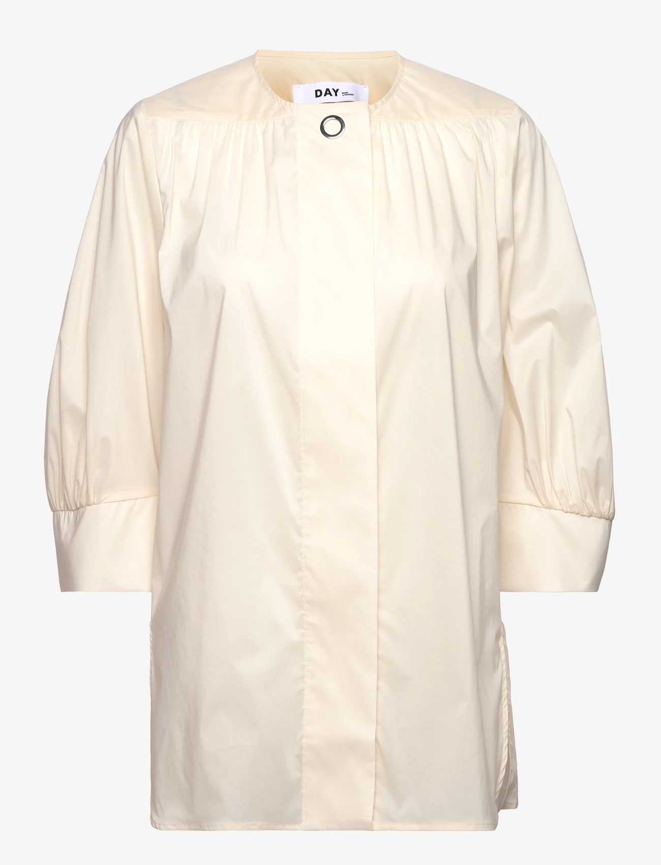 Day Birger et Mikkelsen - Josephine - Clean Cotton Stretch - blouses met lange mouwen - vanilla ice - 0