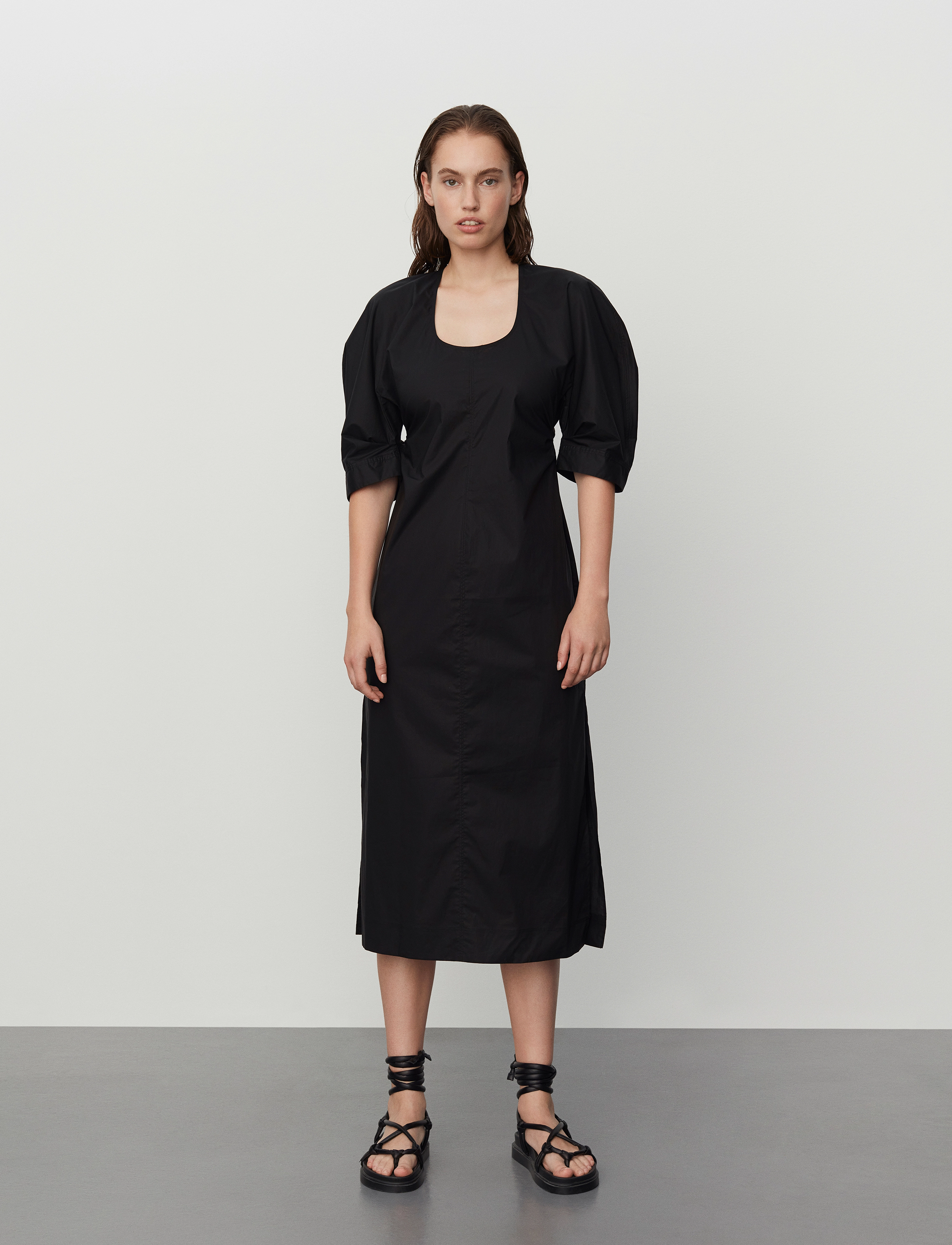 Day Birger et Mikkelsen Megan - Cotton Chintz - Cocktailklänningar - BLACK / black