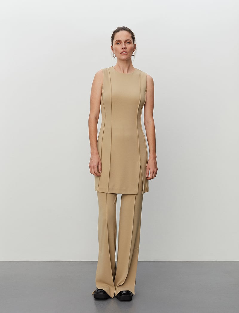 Day Birger et Mikkelsen - Sarah - All Day Jersey - etuikleider - blonde khaki - 0