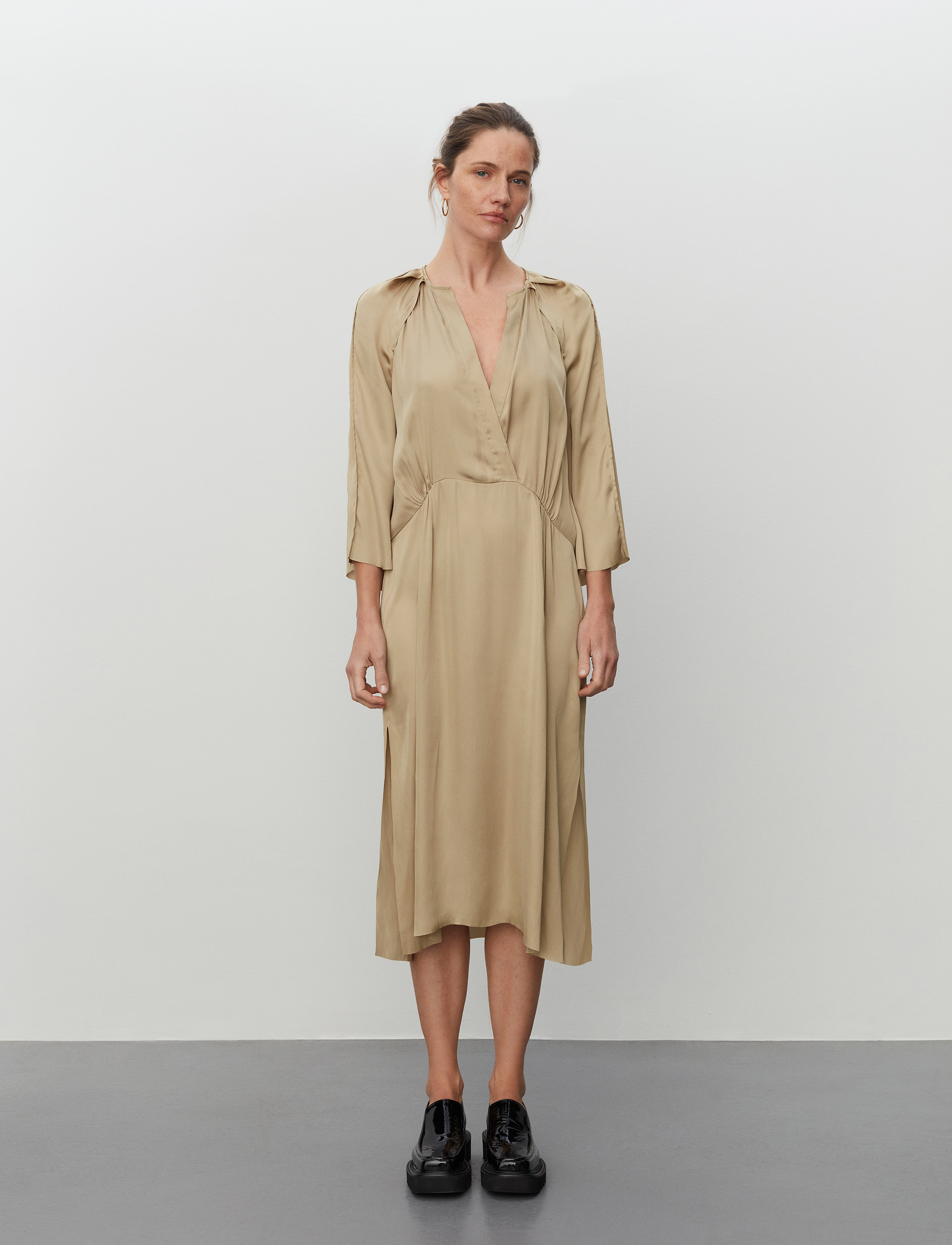 Day Birger et Mikkelsen Tess - Modern Drape - Tøj - BLONDE KHAKI / beige