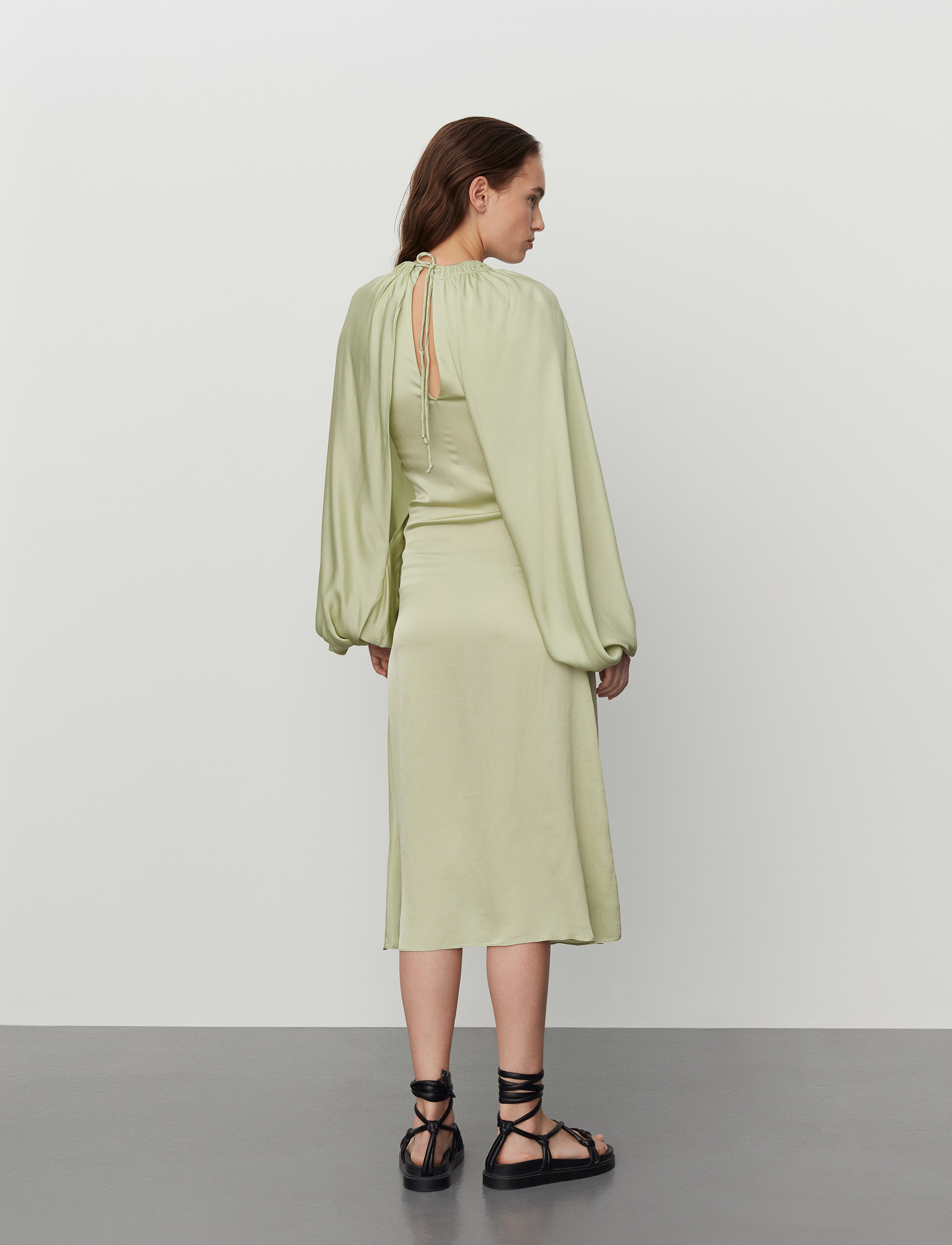 Day Birger et Mikkelsen - Whitney - Fluid Texture - midikjoler - celadon green - 4