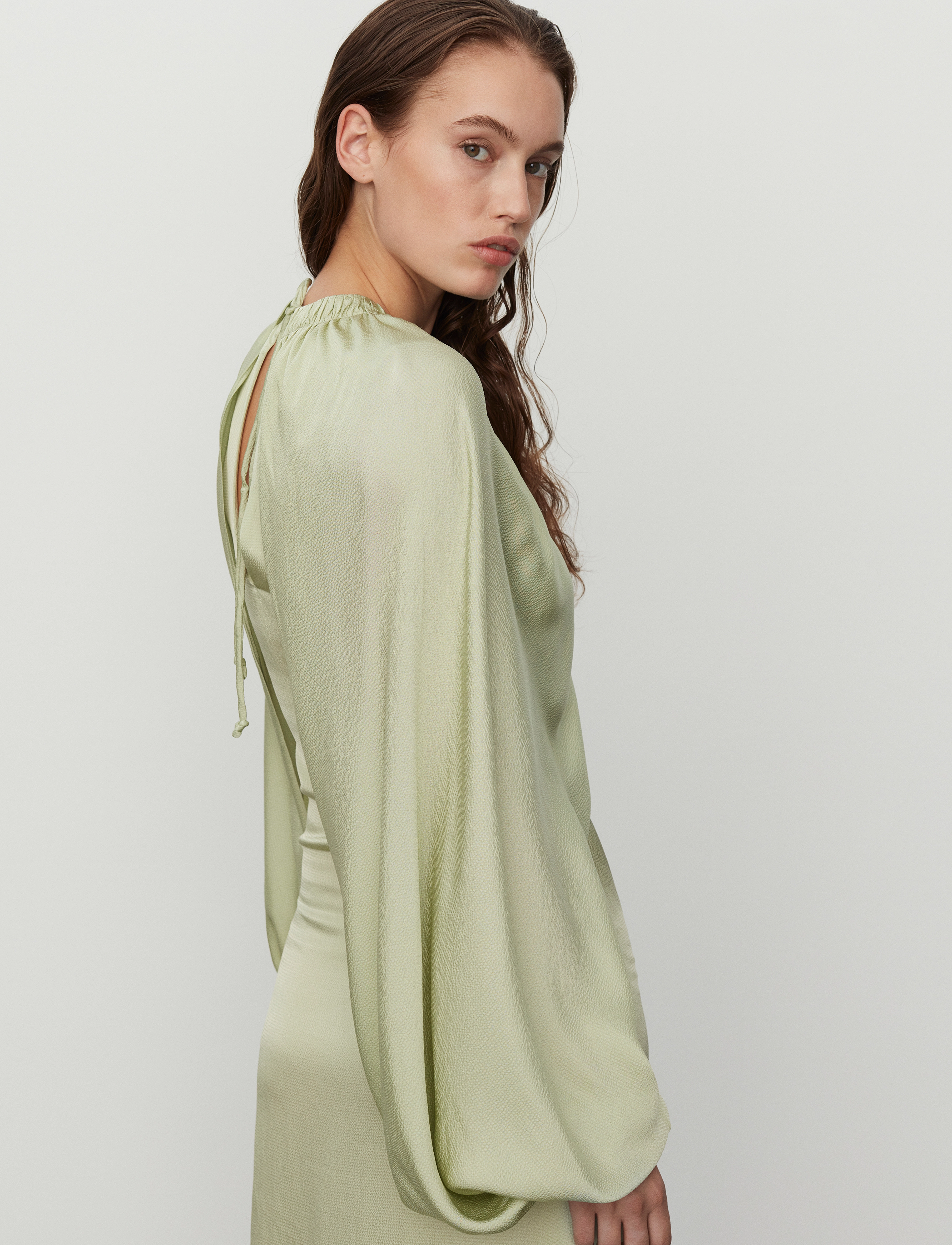 Day Birger et Mikkelsen - Whitney - Fluid Texture - midikjoler - celadon green - 5