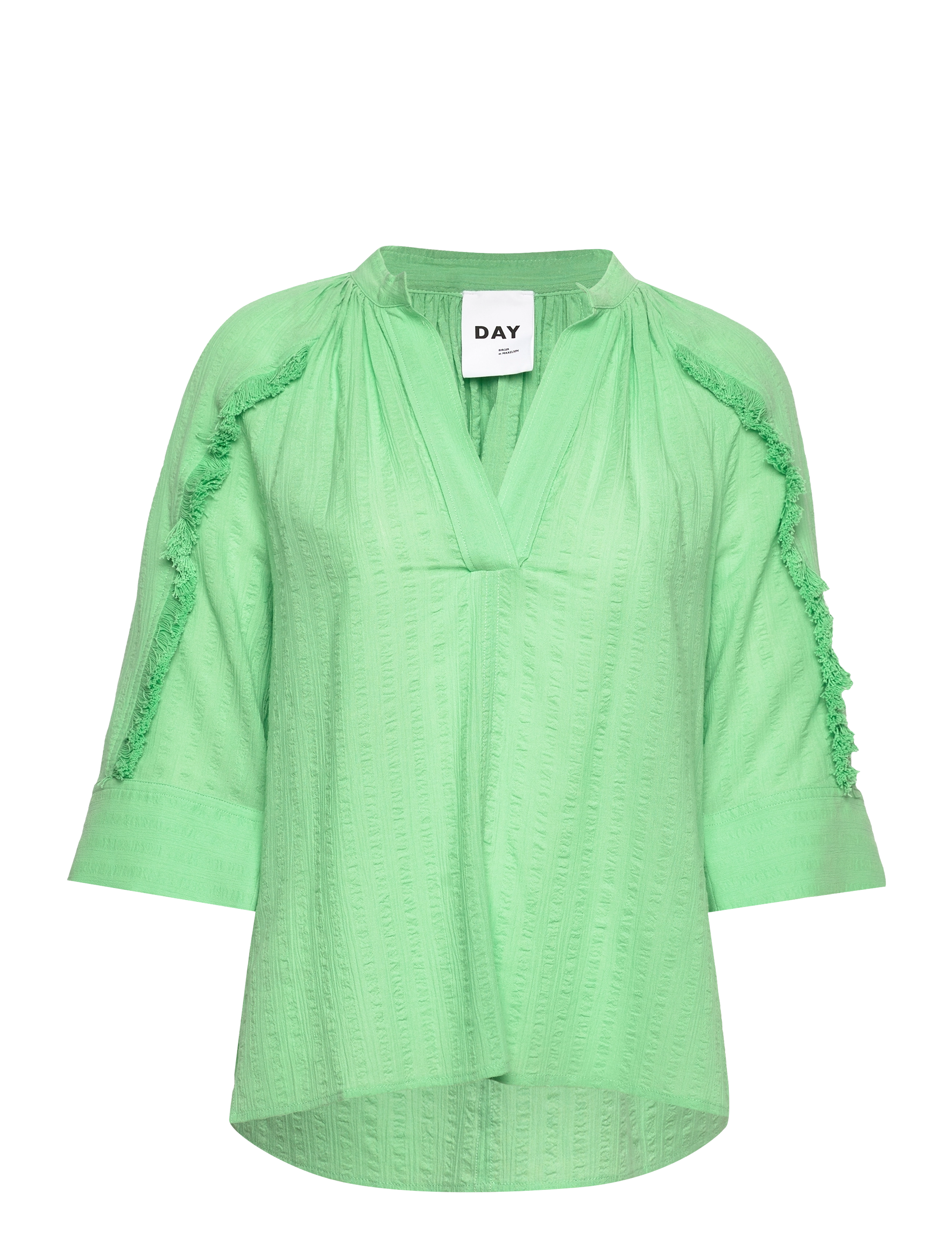 Day Birger et Mikkelsen - Zachary - Sheer Cotton - langærmede bluser - bright green - 0