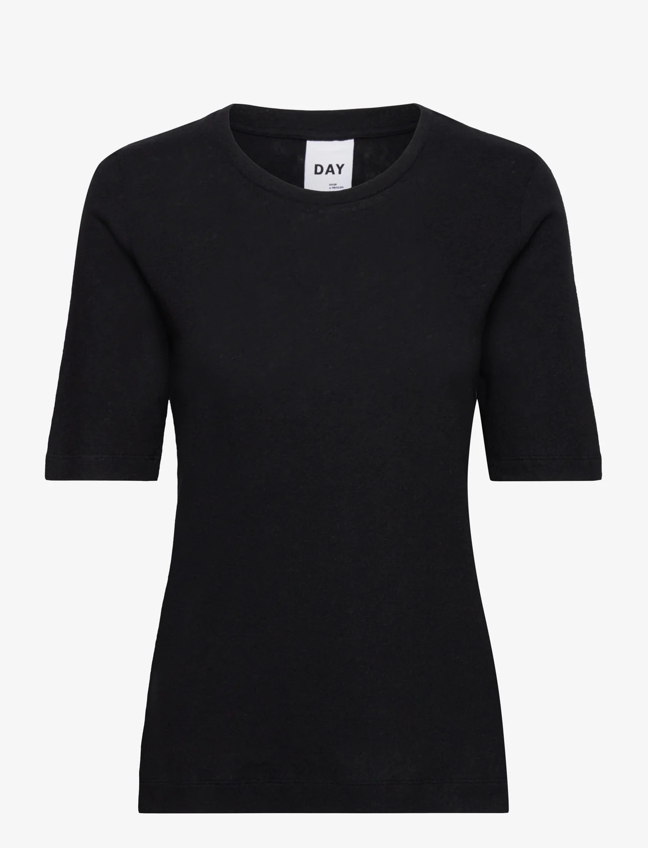 Day Birger et Mikkelsen - Sawyer - Linen Mix - t-shirts - black - 0