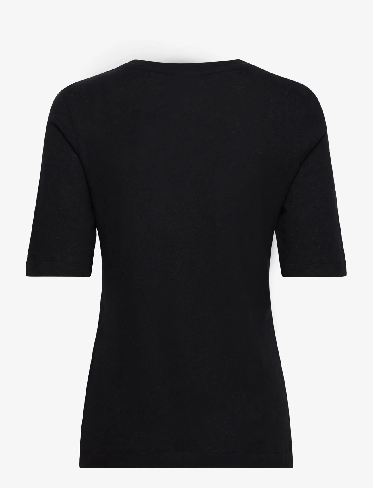 Day Birger et Mikkelsen - Sawyer - Linen Mix - t-shirts & tops - black - 1
