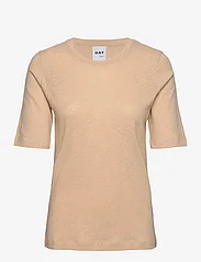 Day Birger et Mikkelsen - Sawyer - Linen Mix - t-shirts - pebble - 0