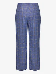 Day Birger et Mikkelsen - Classic Lady - Summertime Check - straight leg trousers - lapis blue - 1