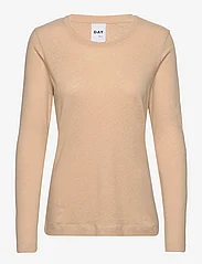 Day Birger et Mikkelsen - Athena - Linen Mix - t-shirts & tops - pebble - 0