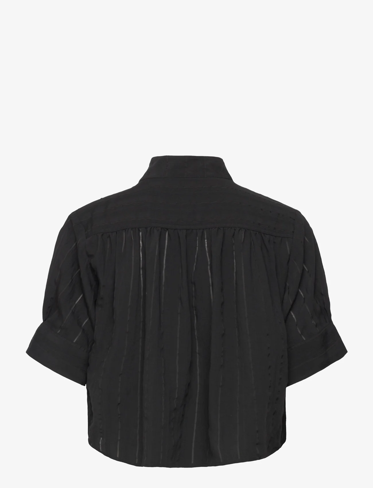 Day Birger et Mikkelsen - Lucia - Blended Stripe - short-sleeved blouses - black - 1