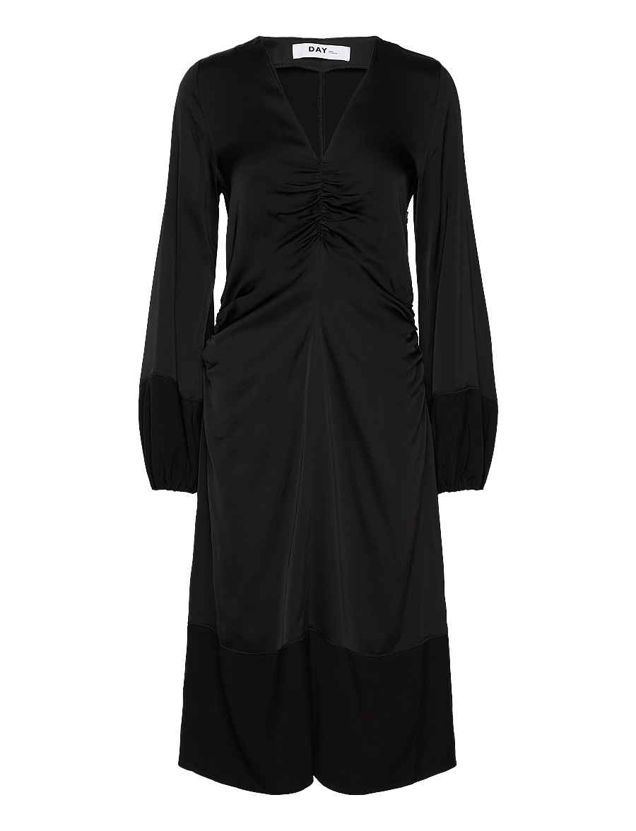 Day Birger et Mikkelsen - Melissa - Fluid Viscose - midi kjoler - black - 0
