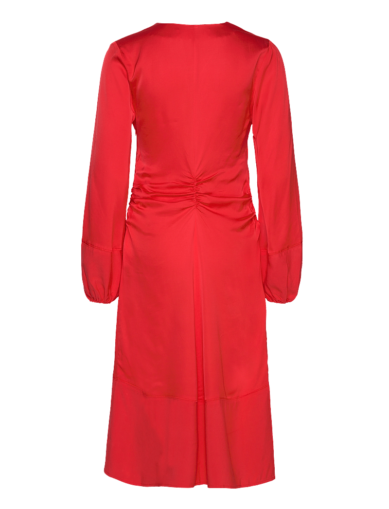 Day Birger et Mikkelsen - Melissa - Fluid Viscose - midi kjoler - flame scarlett - 1