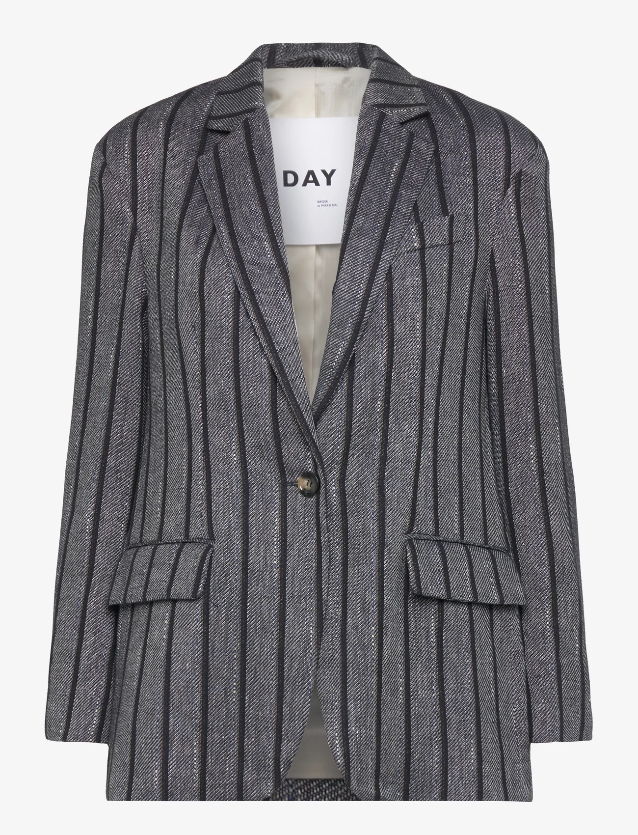 Day Birger et Mikkelsen - Allen - Cotton Blend Stripe - festklær til outlet-priser - black - 0