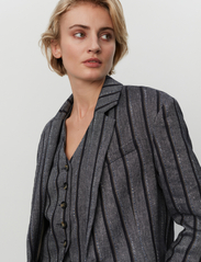 Day Birger et Mikkelsen - Allen - Cotton Blend Stripe - festkläder till outletpriser - black - 5
