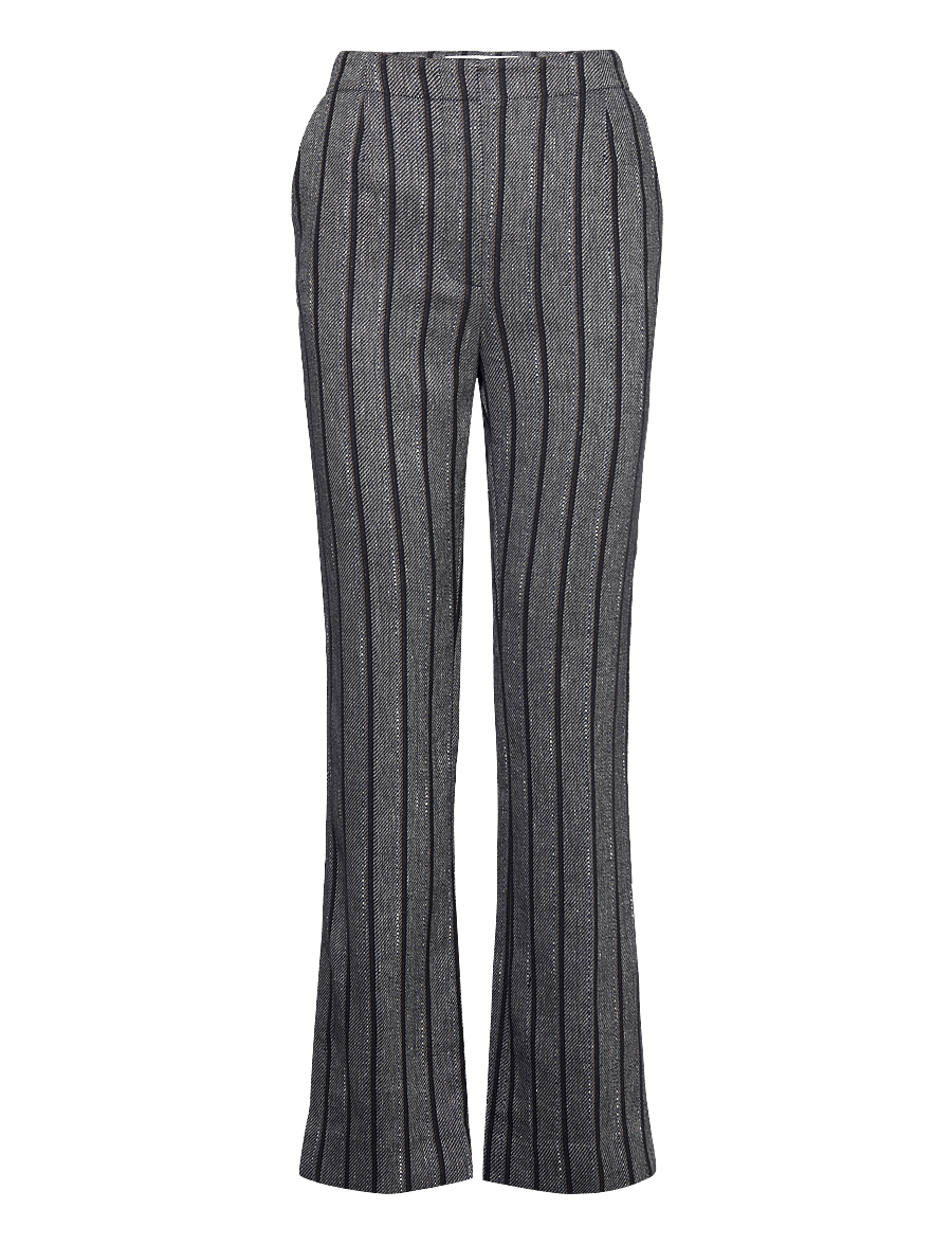 Day Birger et Mikkelsen - Ally - Cotton Blend Stripe - ar zvanveida galiem - black - 1