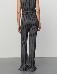 Day Birger et Mikkelsen - Ally - Cotton Blend Stripe - kostymbyxor - black - 5