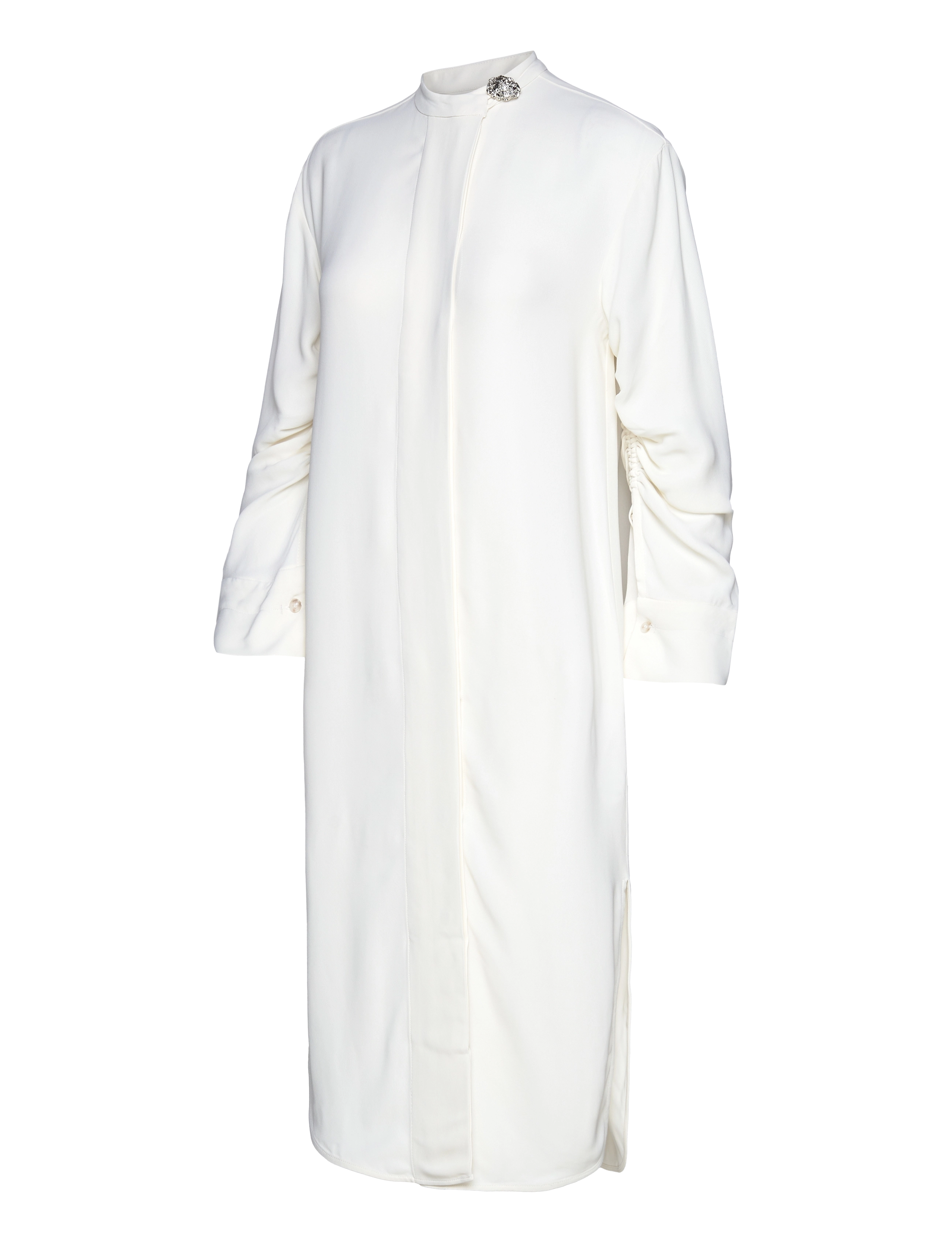 Day Birger et Mikkelsen - Layla - Matte Viscose Crepe - skjortekjoler - vanilla ice - 4