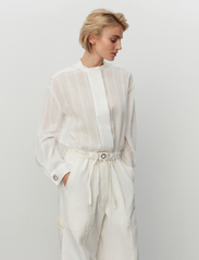 Day Birger et Mikkelsen - Nolan - Crispy Cotton Stripe - langærmede skjorter - bright white - 2