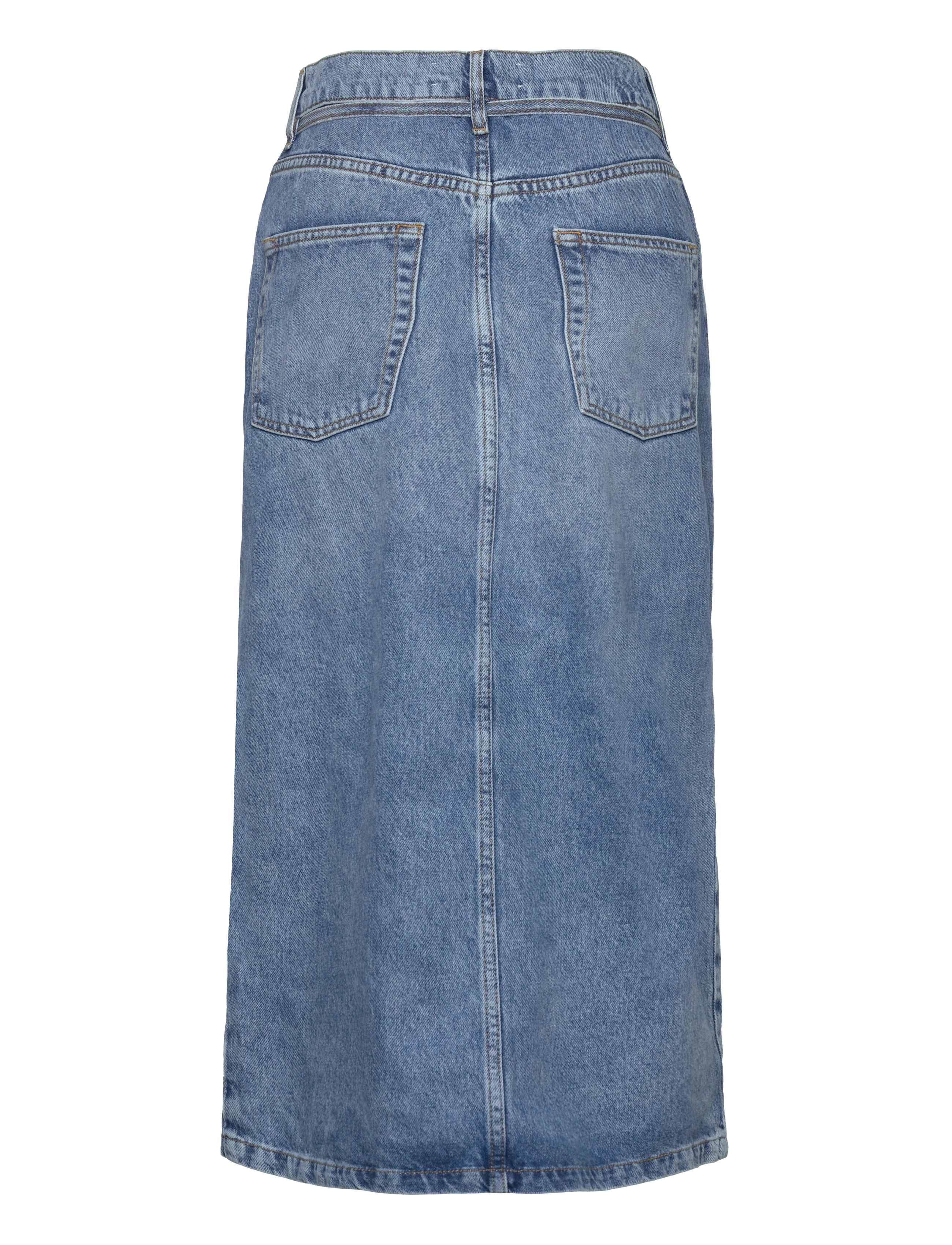 Day Birger et Mikkelsen - Ben - Blue Soft Denim - midi skirts - light blue - 1