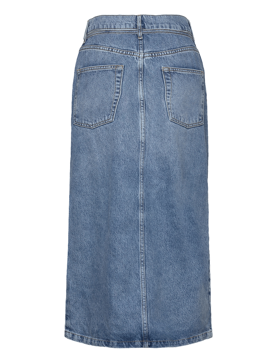 Day Birger et Mikkelsen - Ben - Blue Soft Denim - midi-röcke - light blue - 1
