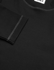 Day Birger et Mikkelsen - Bram - Heavy Rib - t-shirts & tops - black - 2