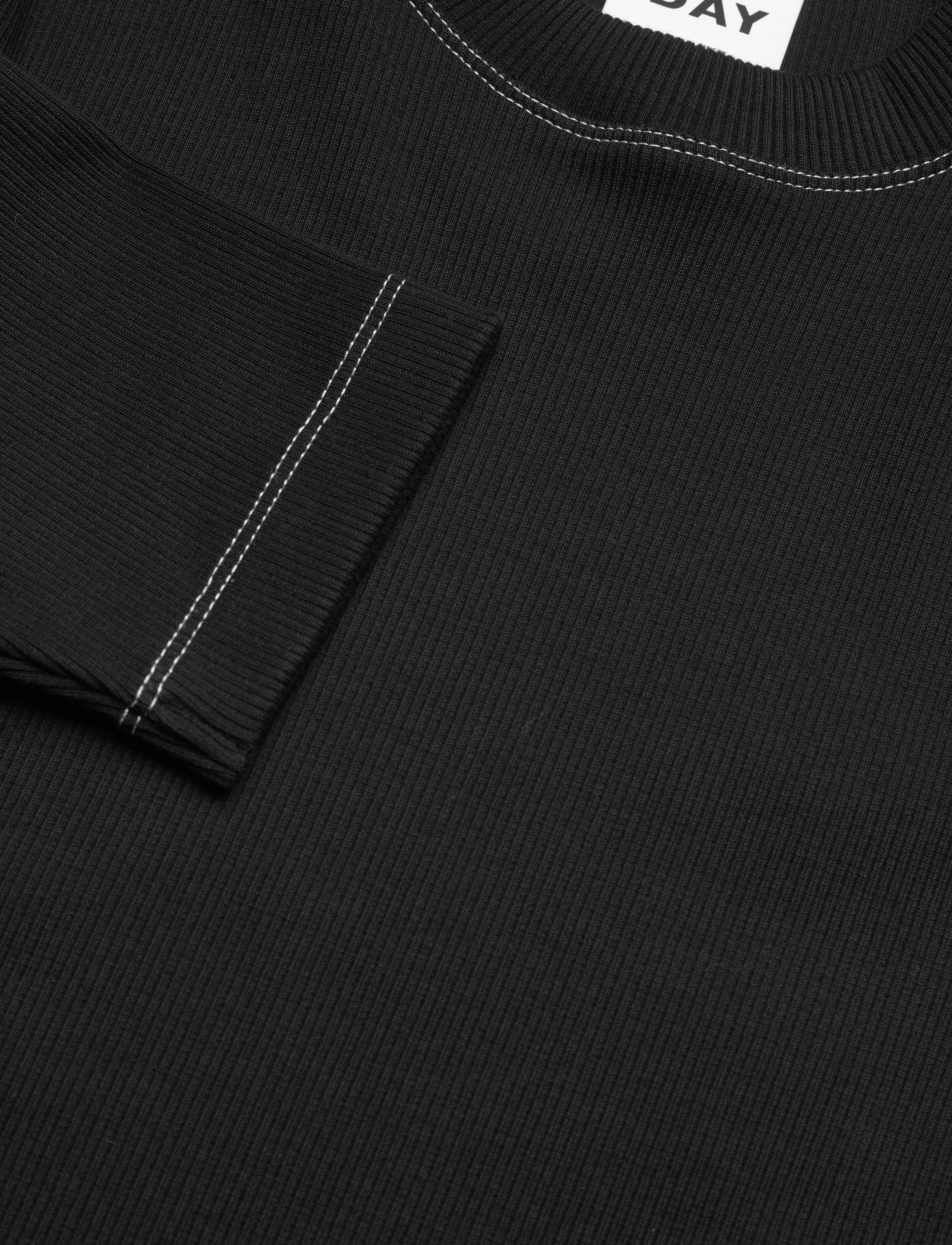 Day Birger et Mikkelsen - Bram - Heavy Rib - marškinėliai - black - 2