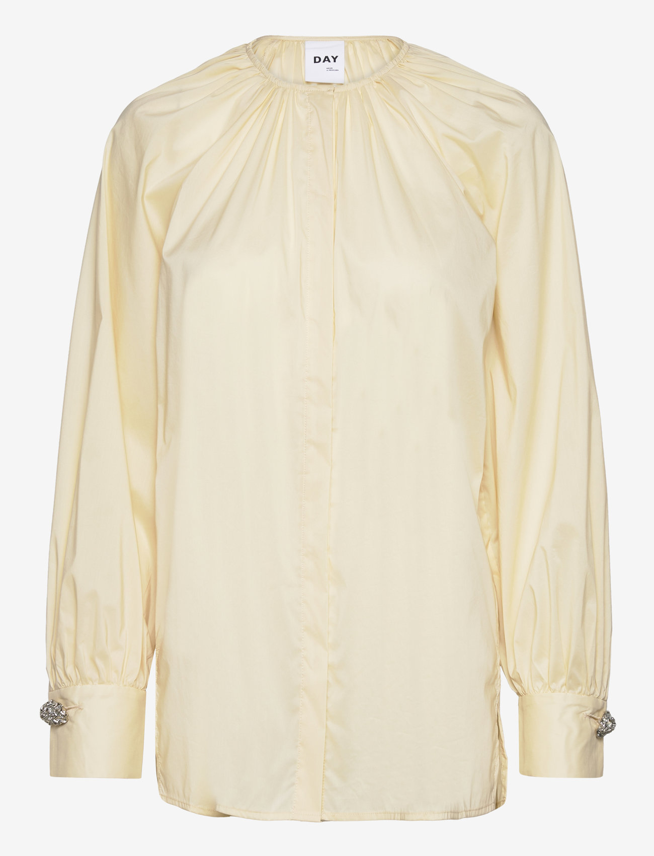 Day Birger et Mikkelsen - Carmen - Clean Cotton Stretch - langärmlige blusen - frozen dew - 0