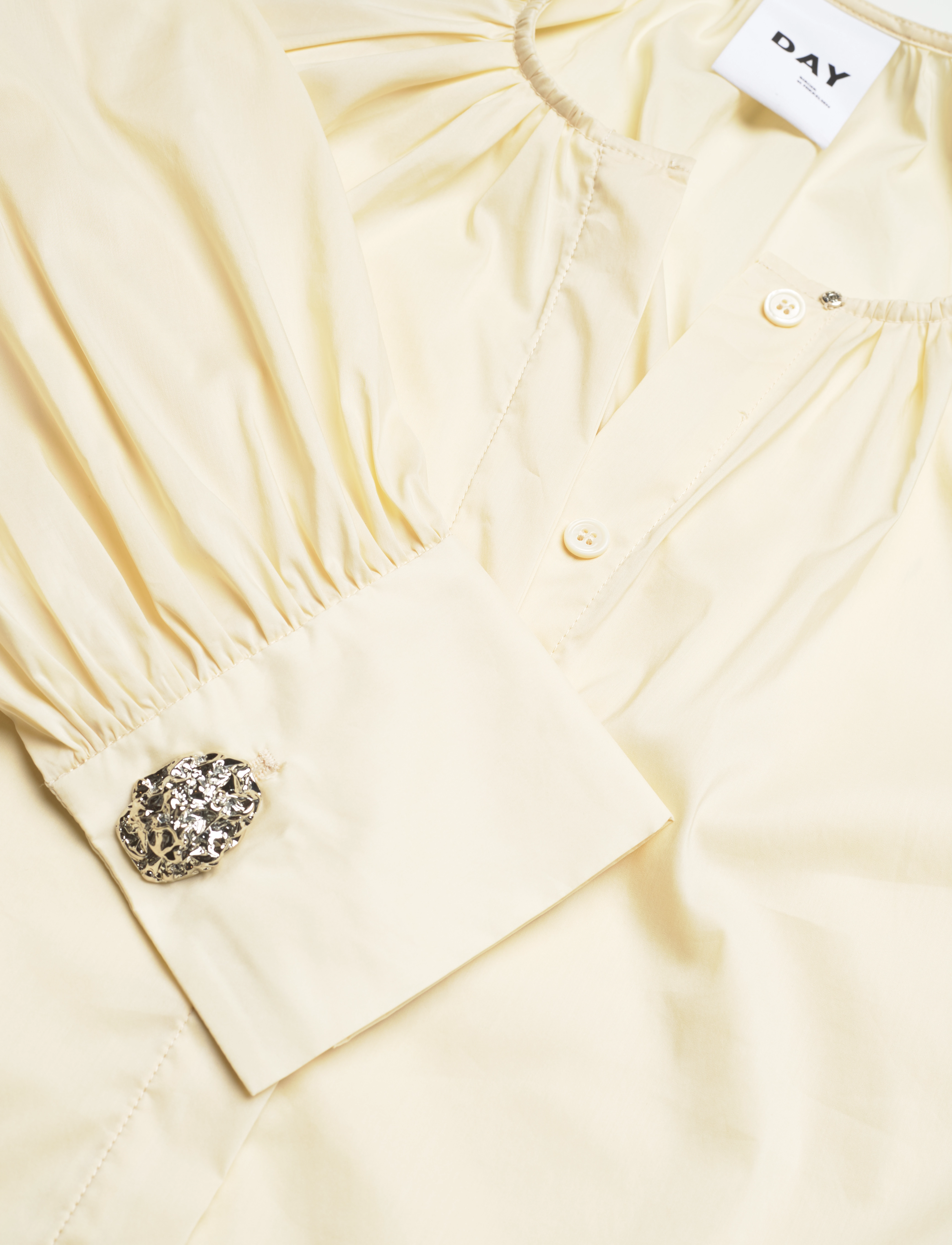 Day Birger et Mikkelsen - Carmen - Clean Cotton Stretch - long-sleeved blouses - frozen dew - 2