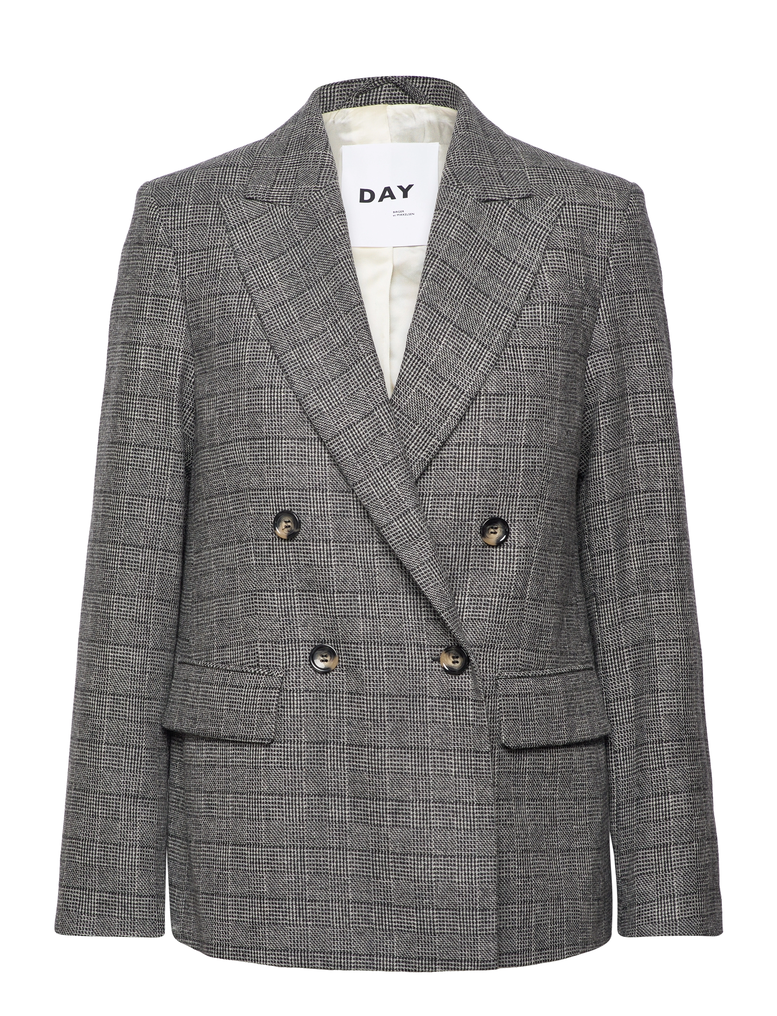 Cohen - Classic Wool Check - MEDIUM GREY MELANGE