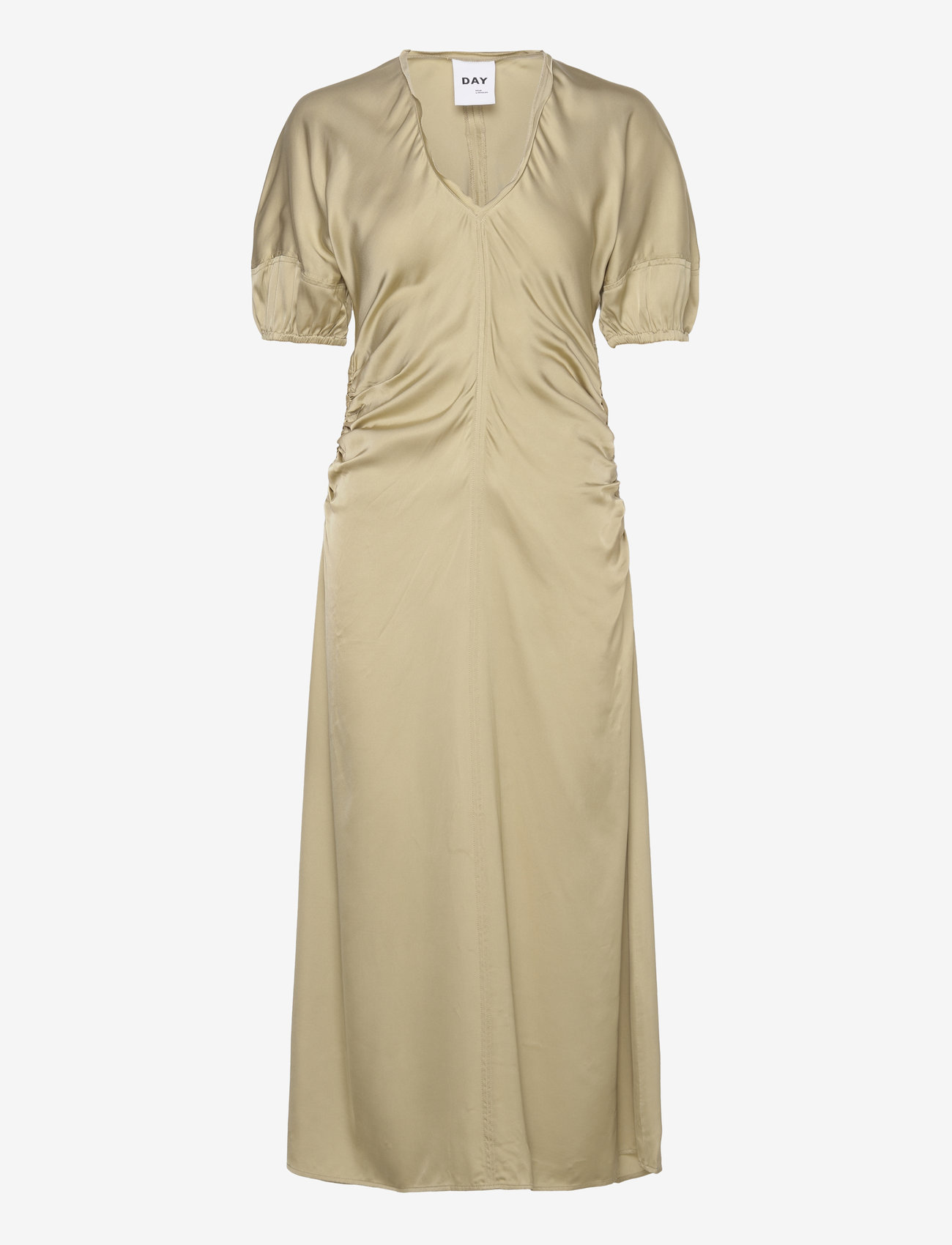 Day Birger et Mikkelsen - Judy - Fluid Viscose - midi kjoler - blonde khaki - 0