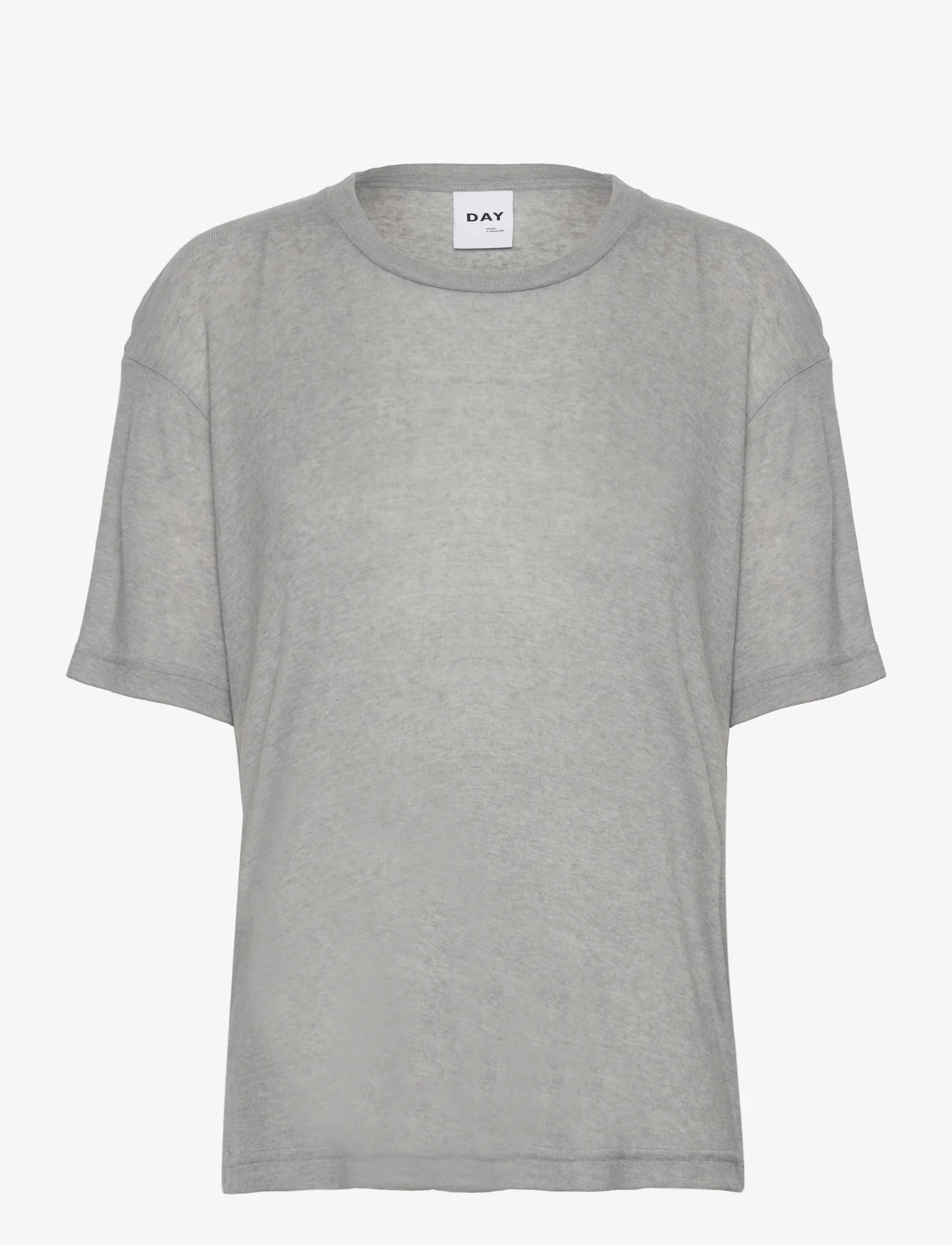 Day Birger et Mikkelsen - Parry - Soft Wool - t-shirts - medium grey melange - 0