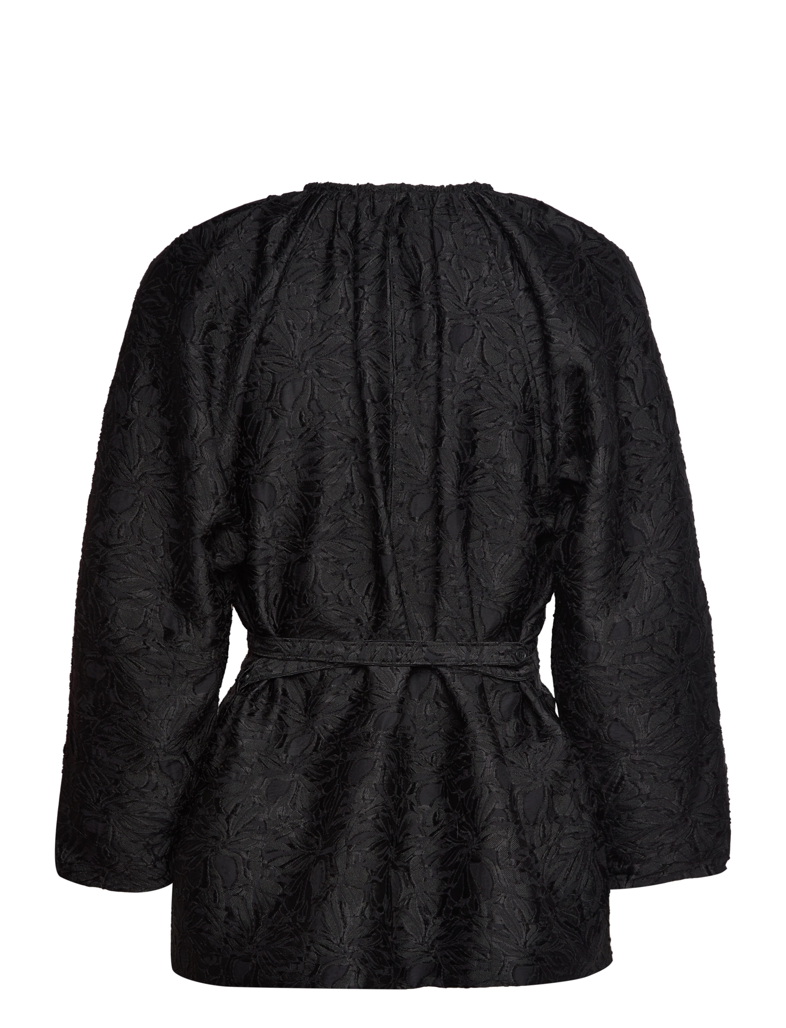 Day Birger et Mikkelsen - Quinn - Lace Texture - pitkähihaiset puserot - black - 2