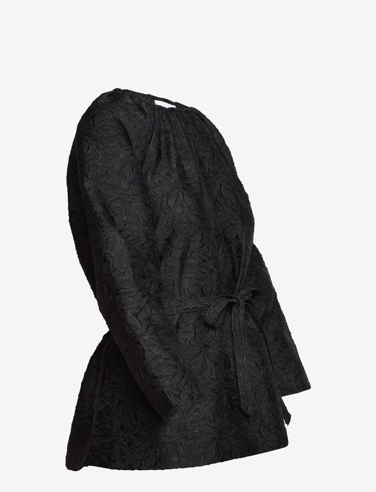 Day Birger et Mikkelsen - Quinn - Lace Texture - langærmede bluser - black - 1