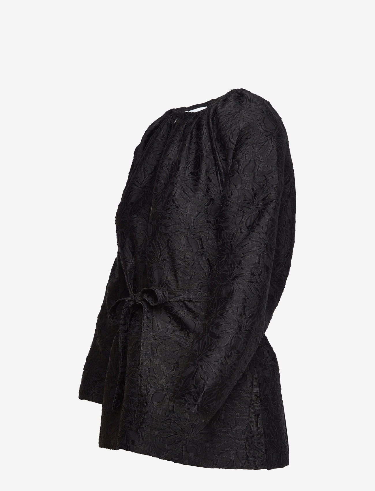 Day Birger et Mikkelsen - Quinn - Lace Texture - langærmede bluser - black - 3