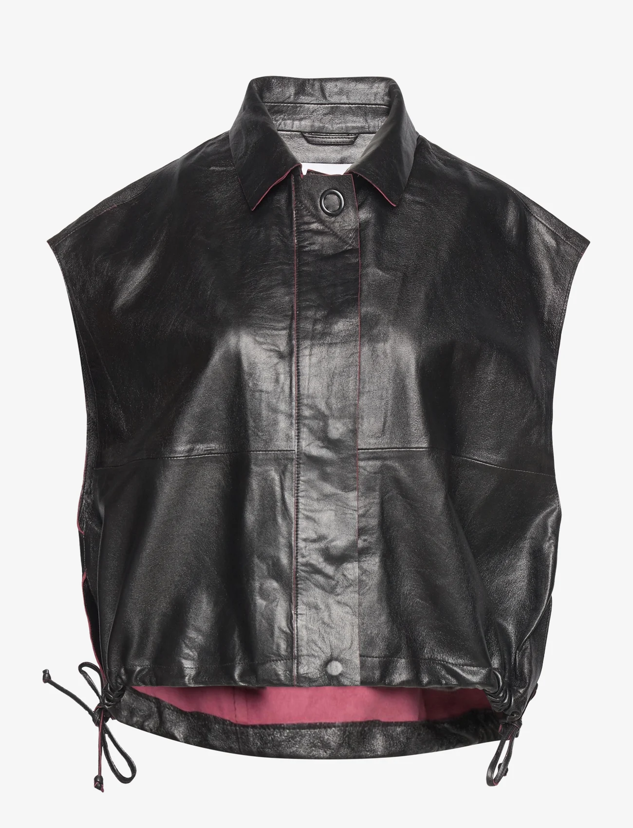Day Birger et Mikkelsen - Rhodes - Polished Leather - puffer vests - black - 0