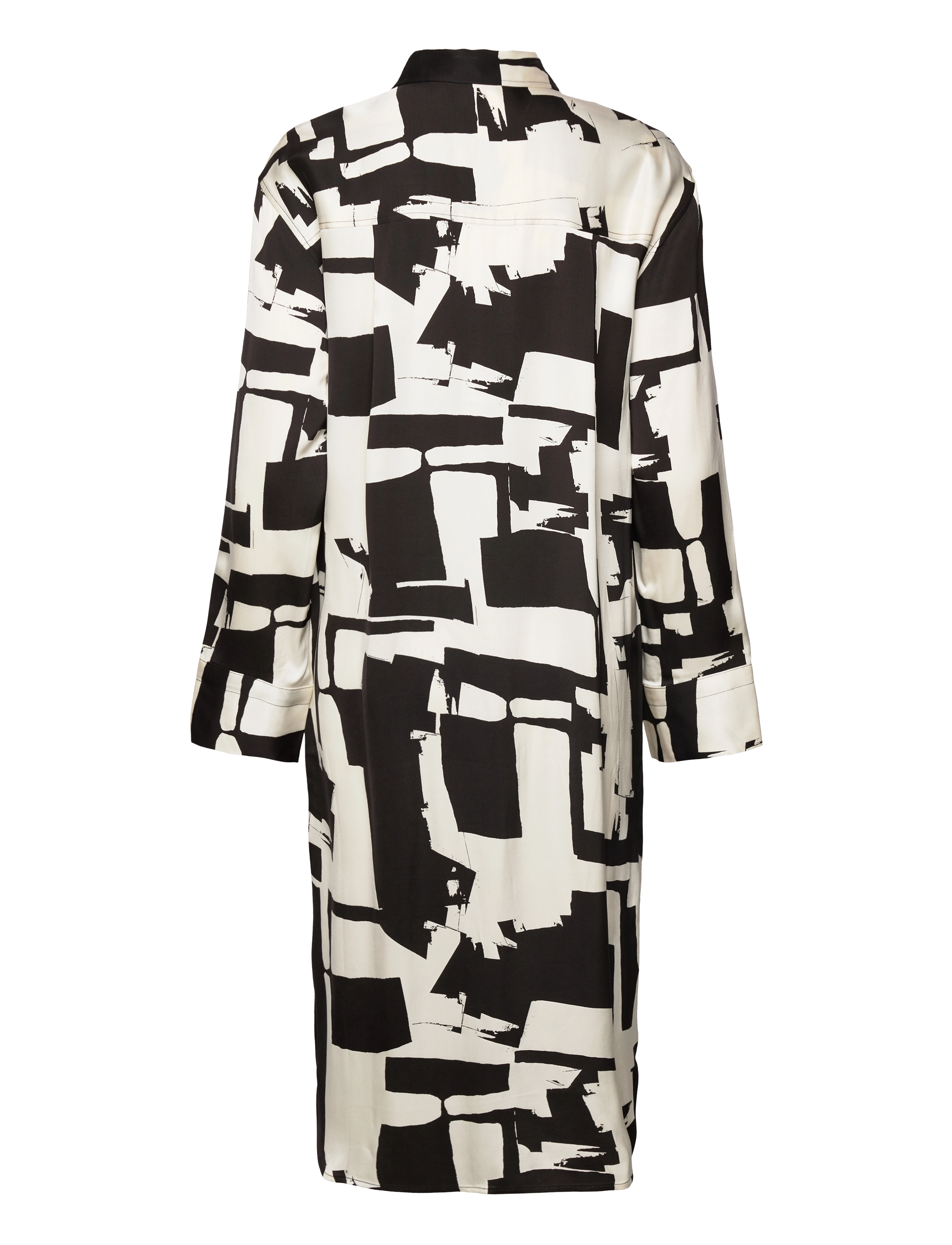Day Birger et Mikkelsen - Berry - Graphic Collage RD - midi dresses - black - 2