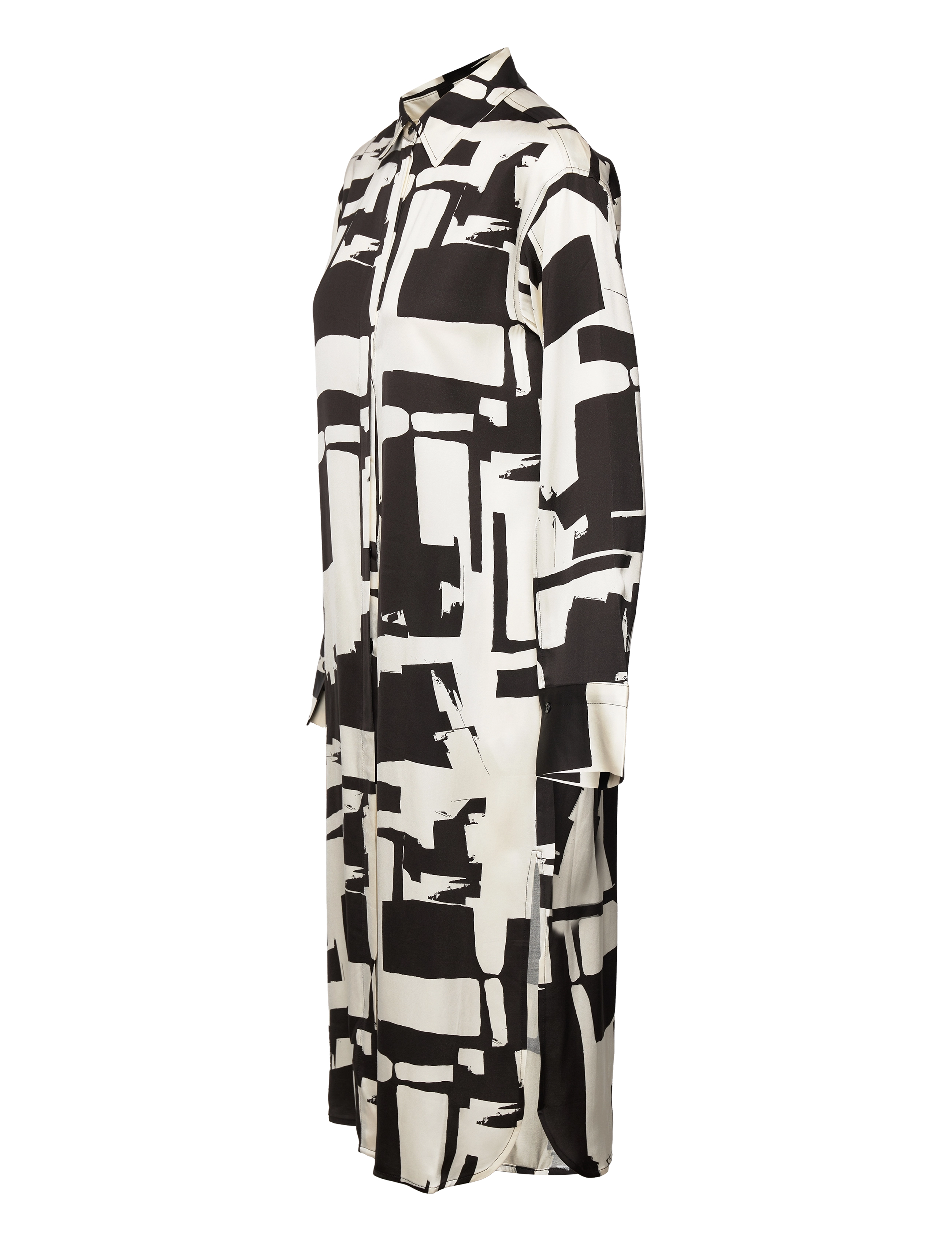 Day Birger et Mikkelsen - Berry - Graphic Collage RD - midi dresses - black - 1
