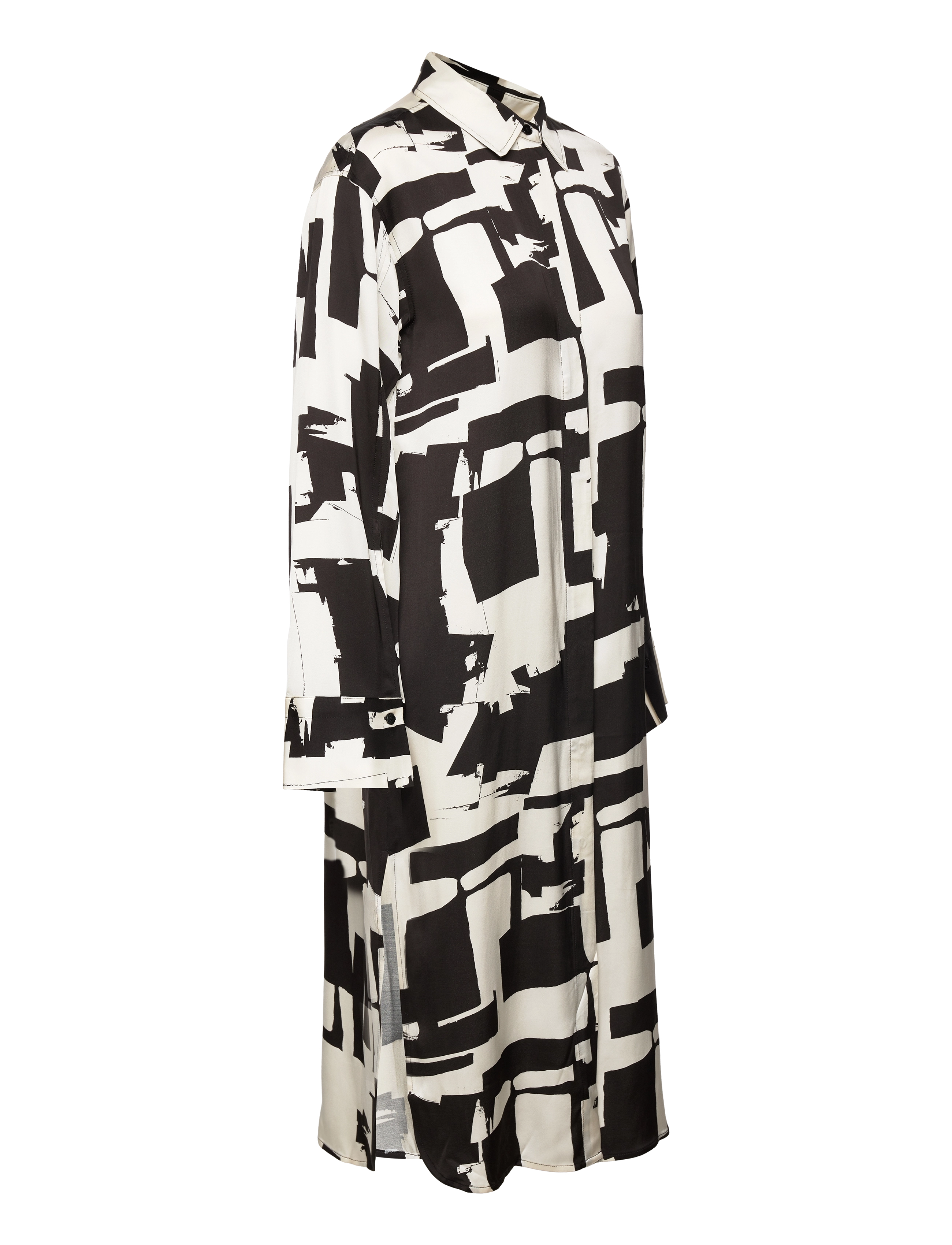 Day Birger et Mikkelsen - Berry - Graphic Collage RD - midi dresses - black - 3
