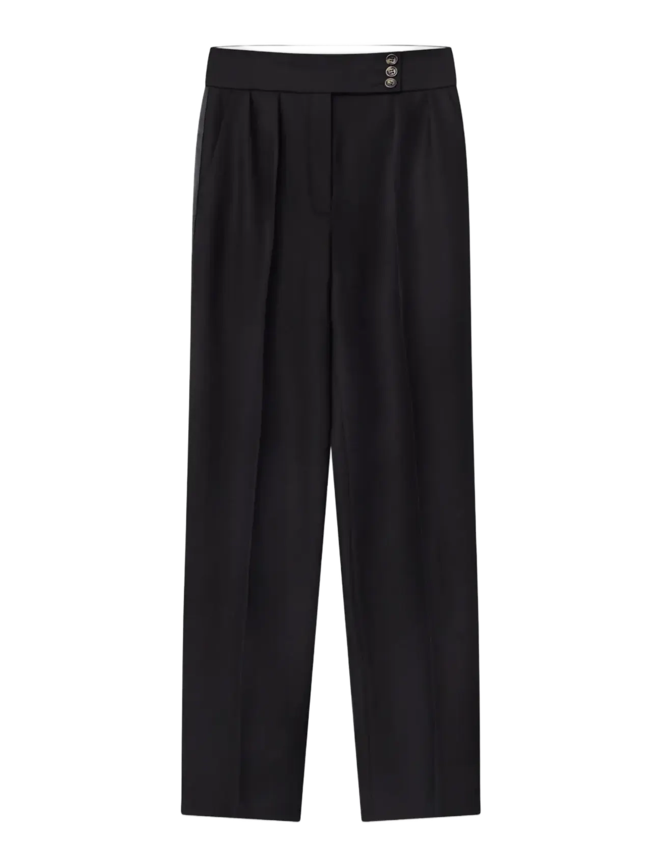 Day Birger et Mikkelsen - Elliot - Delicate Wool Twill - raka byxor - black - 1